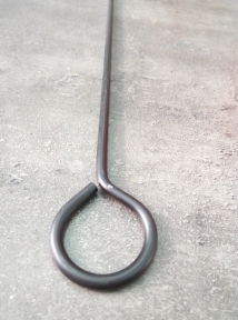 Держатель щётки стальной длина 1 м, для чистки теплообменников в котлах