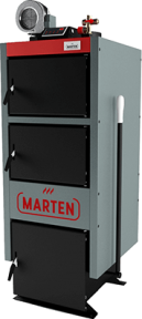 Твердотопливный котел длительного горения Marten Comfort MC 40 кВт - сталь 5 мм