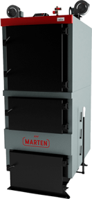 Твердотопливный котел длительного горения Marten Comfort MC 98 кВт - сталь 5 мм